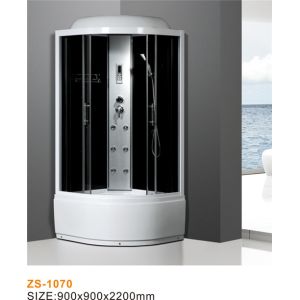 Cheap Diamond White Steam Shower Bath Enclosure Easily Maintained Size 900*900*2200mm for sale