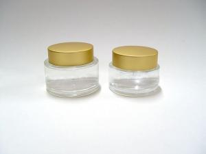 China Empty Glass Cream Storage Jars 50G 30G with WT Cap on sale