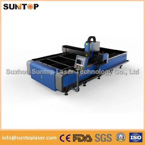China Stainless steel and mild steel CNC fiber laser cutting machine with laser power 1000W on sale