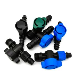 Pipe Connect Drip Tape Fittings Irrigation Shut Off Valve Quick Coupler 1/2 Inch