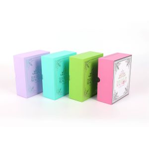 Custom Logo Small Paper Jewelry Boxes Cardboard Recycled CMYK