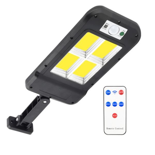 3.7V 3000mAh Pole Solar Street Light , Remote Control Outdoor Security Light