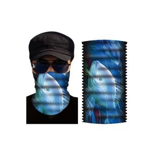 100% Microfiber Polyester Elastic Head Neck Tube Bandanas