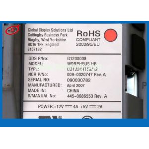 NCR ATM Components NCR 009-0020747 Monitor Color 12.1 Inch 0090020747