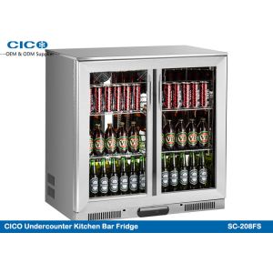 Electric Two Door Under Bench Fridge