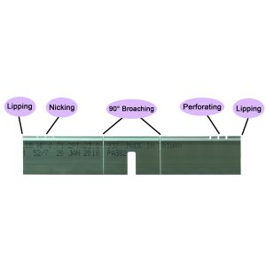 Auto Steel Rule Cutting Bending Machine Durable V Type Broaching Windows 7