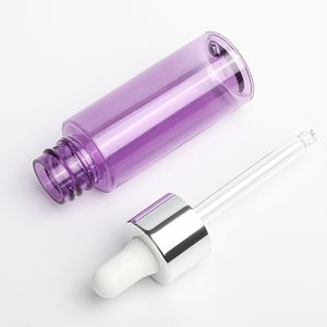 Thick Plastic Dropper Bottles 30ml PET Plastic Material Screen Printing