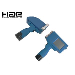 Blue Automatic Spray Manual Operation Hand Held Inkjet Marker Expiry Date Print