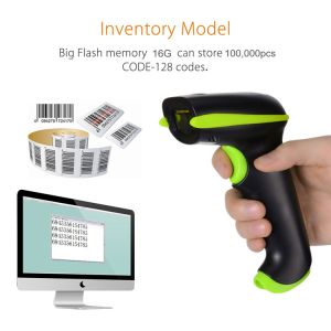 Laser Hand Held 1D Barcode Scanner Reader 2.4G Cordless YHD-5700LW