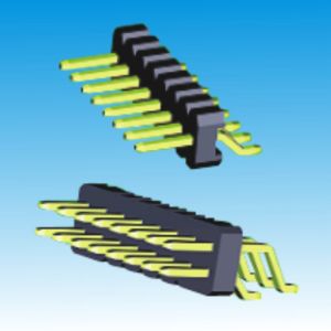 China 1.27mm Pin PCB Header Connector Dual Row Right Angle SMT High Precision on sale China 1.27mm Pin PCB Header Connector Dual Row Right Angle SMT High Precision on sale