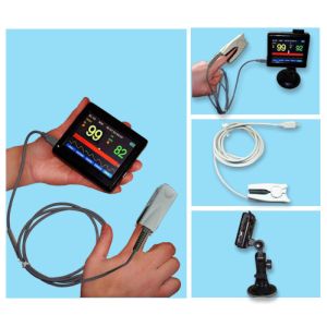 Cheap Digital Fingertip Pulse Oximeter Vehicle Convenient Operation With Touch Screen for sale