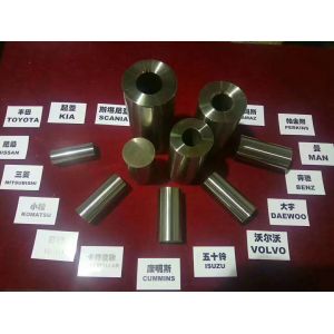 Wear Proof Engine Piston Pin Drilling Process Bright Silver Color