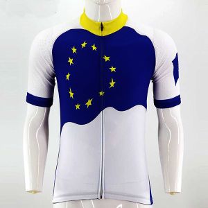 Cheap Breathable Men EU Sublimated Short Sleeve Cycling Jersey for sale