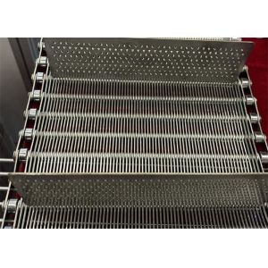 Stainless Steel Chain Link Spiral Wire Mesh Conveyor Belt With Chain Balanced