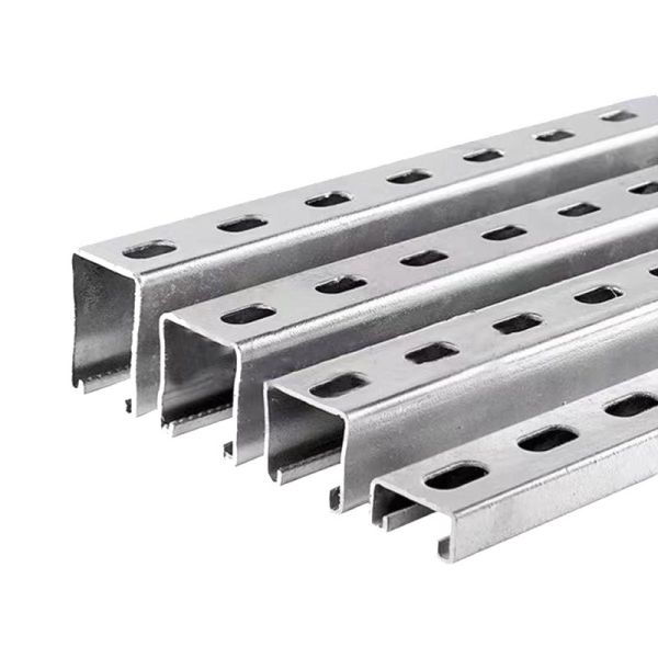 Quality Anodized  C Shaped Aluminium Strut Channel / Metal Slotted Channel 1-3mm Thickness wholesale