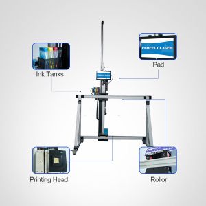 5d 3d Vertical Wall Inkjet Printer Automatic Use Epson Head