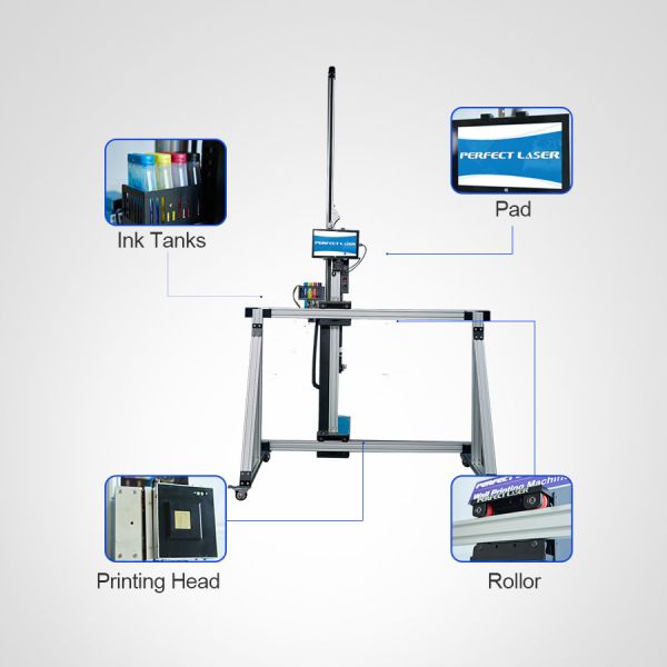 5d 3d Vertical Wall Inkjet Printer Automatic Use Epson Head