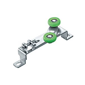Upper Side Hanging Aluminium Window Rollers , Track Pully Sliding Window