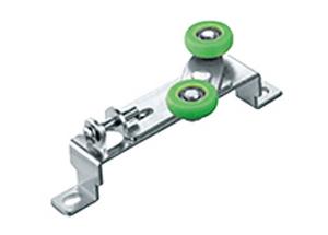 China Upper Side Hanging Aluminium Window Rollers , Track Pully Sliding Window Hardware Rollers on sale