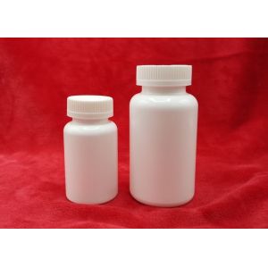 Round Empty Pill Bottles Screw With PP Cap , 120ml Pill Storage Containers