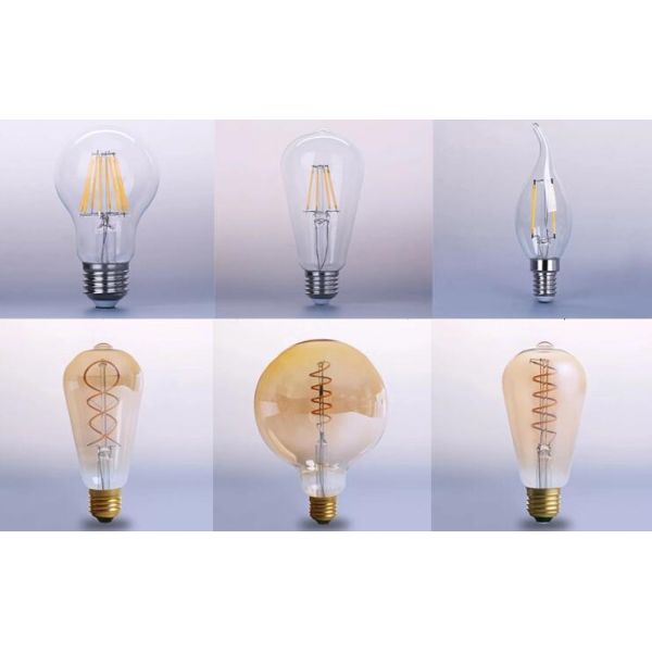 Clear Glass Led Filament Bulb 360 Degree 4w 2200k For Decorative Lighting