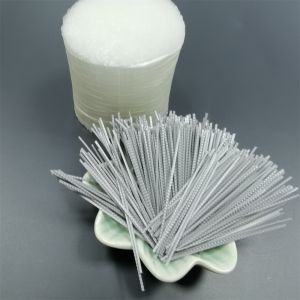 Synthetic Macro Polypropylene Concrete PP Fiber For Screed grey