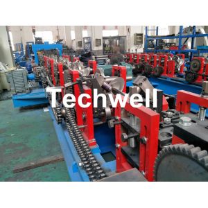Automatic Interchangeable C / Z Purlin Roll Forming Machine With Hydraulic