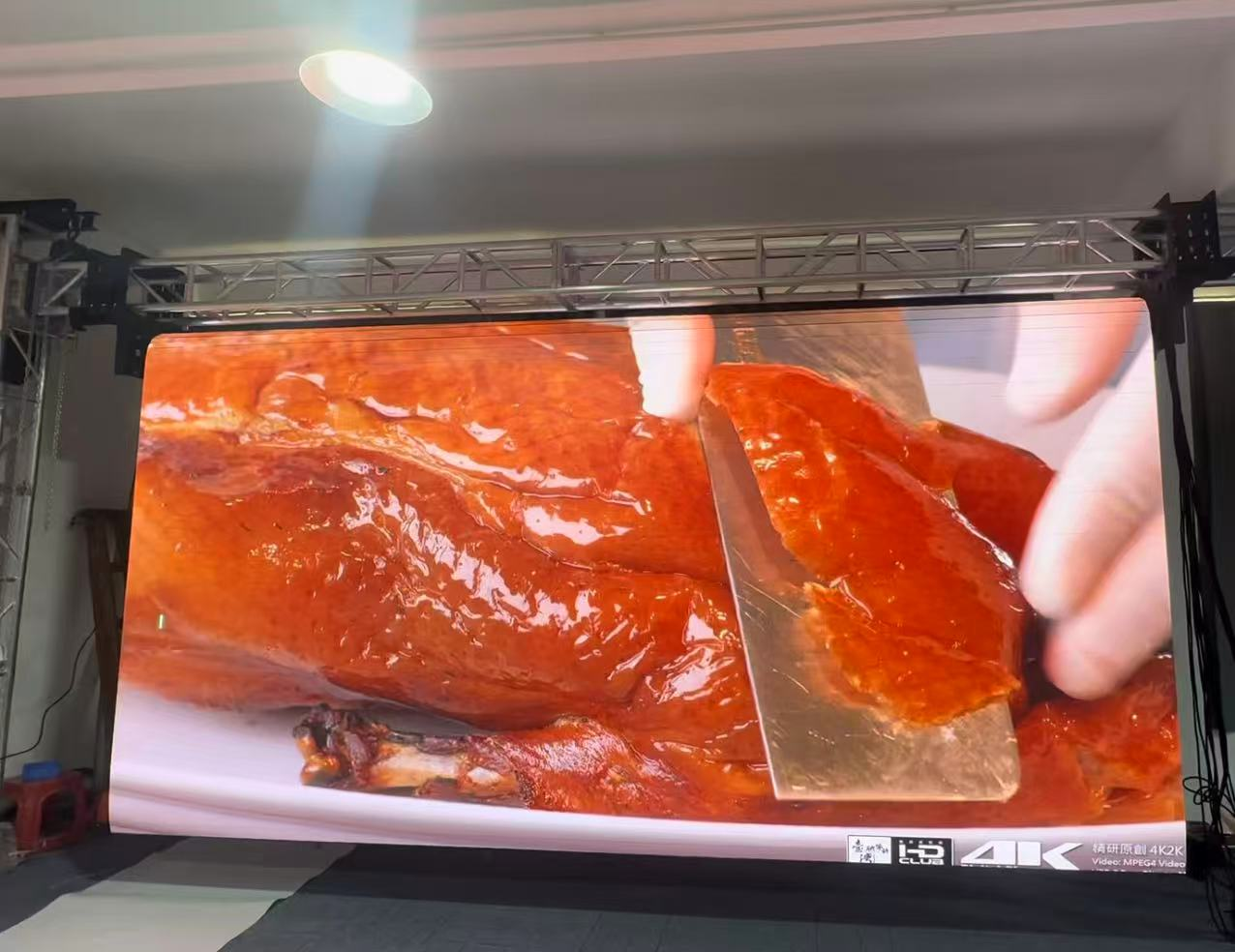 SculptStone Roller Led Screen 17mm Thickness Roll Up Led Display With Ultra Slim