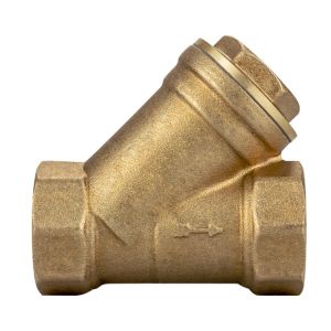 Seal Hydraulic Oil Filter Water Pump 1 Inch Brass Foot Valve Y Pattern Strainer