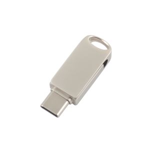 Windows Compatible Metal USB Type C Flash Drive with Rapid Data Transfer and