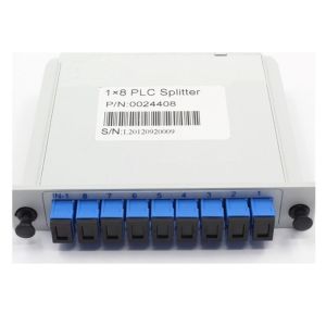 1:8 SC UPC Cassette PLC Splitter Mini Plug Fiber Optic Splitter Box