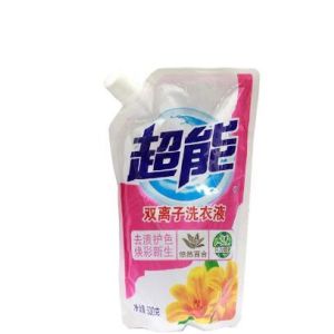Custom printing laminated material leakage proof doypack stand up detergent