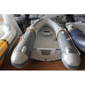 Cheap 3 Chamber Aluminum Rib Boat 330cm Small Sailing Boats With Foldable Canopy for sale