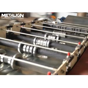 High Speed Floor Decking Machine Embossing Roll Former For Strengthened Floor