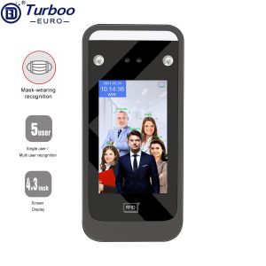 12VDC Face Recognition Attendance Machine Multi Language HD Touch Screen For