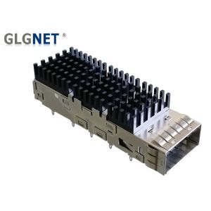 Cheap Heat Sink SFP Solutions 1 X 1 Port 18.75mm Low Emission Design For QSFP28 Connector for sale