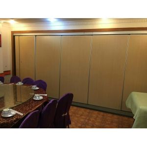 China Lightweight Sliding Folding Exhibition Partition Walls Hang Track On The Ceiling on sale