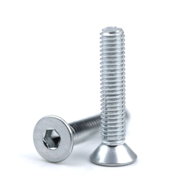 Quality Metric Measurement System ZINC PLATED Hexagon Recessed Countersunk Socket Cap Screw wholesale