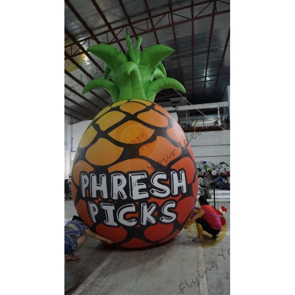 Quality 16ft Helium Pineapple Shaped Balloons High Resolution No Toxtic wholesale