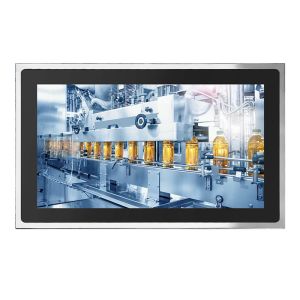 1000 Nits Sunlight Readable Stainless Steel Panel PC Full IP67 Waterproof CE/FCC