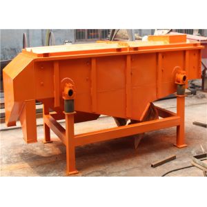 China Carbon Steel Amplitude 8mm Linear Vibrating Screen For Sand on sale
