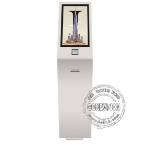 21.5 Inch IR Multipoint Touch Screen All In One Kiosk With Printer