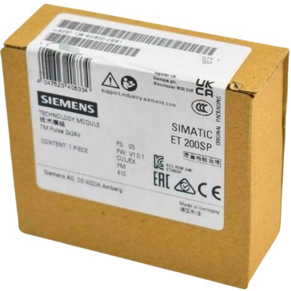 SIEMENS 6ES7138-6DB00-0BB1 SIMATIC ET 200SP, TM PULSE 2X24V PWM AND PULSE OUTPUT