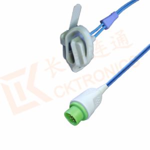 BIONET Spo2 Probe Sensor 6 Pin Reusable SpO2 Sensor Neonate Silicone Wrap