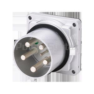 Cheap PowerSyntax Panel Mounted Appliance Inlet Plug Part 4P 200A IP67 380V High Current No. 75261 for sale