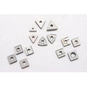 CNC Indexable Tungsten Carbide Tool Inserts TiN Coated Grade C2 C5 K30