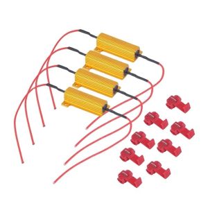 Manufacturer's hot selling RX24 gold high power aluminum shell brake resistor