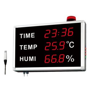 Time temperature humidity Simultaneously Digital Thermometer And Hygrometer For