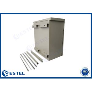 Pole Mounted Outdoor Telecom Enclosure Hot Dip Galvanized Steel Cabinet
