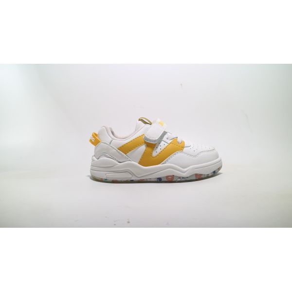 Quality Unisex Kids Childrens Leather Sneakers Low Upper Height EVA Insole wholesale